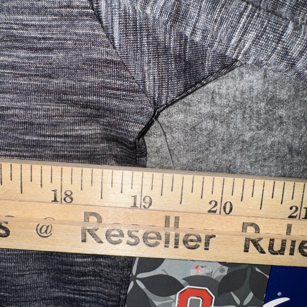 Champion Ohio State Buckeyes Polo Mens Space Dye Heathered Grey Small NEW - Picture 5 of 7